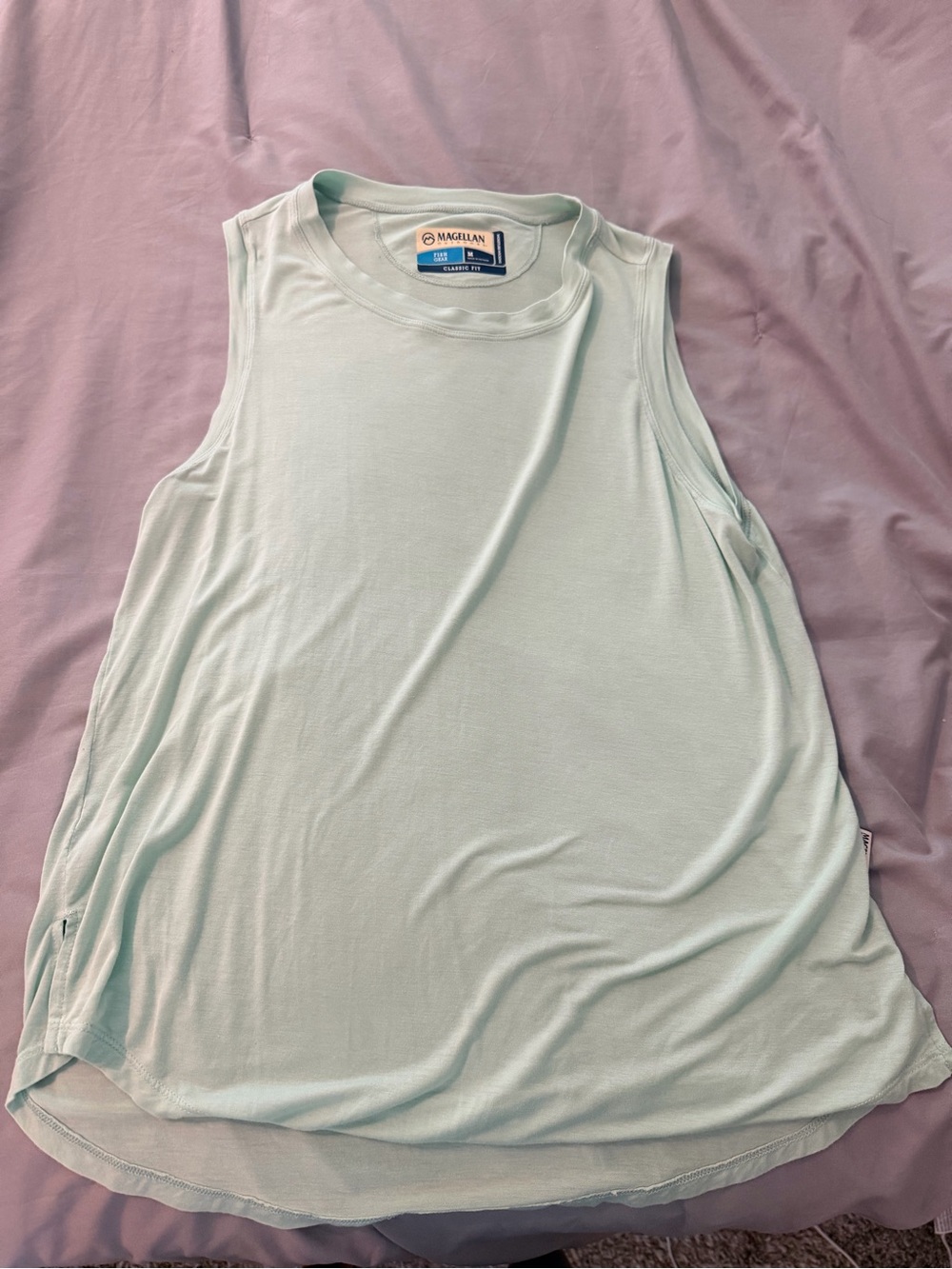 Magellan Outdoors Women's Mint Green Sleeveless Performance Tank